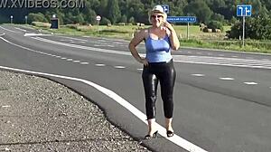 wow, big ass in leather leggings 😘