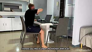 My cuckold husband watches friend fuck busty milf wife