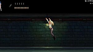 young attractive blonde engages in challenging group game quest part 1 of 3