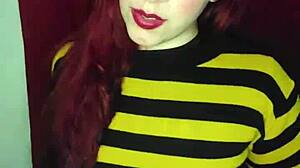 your stepsister gets turned on by your nudes and approaches you with a butt plug