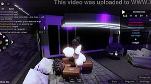 Oh, watch Blanquita get pounded by that massive BBC in the Roblox condo!