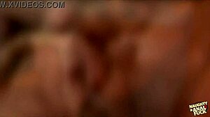 Blonde shows big fake tits then gets rough fucked