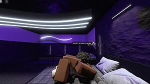 Oh, watch Blanquita get pounded by that massive BBC in the Roblox condo!