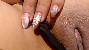 Feeling So Horny, Latina Morena Masturbates On Sunny Beach