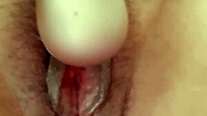 Office Arrival with Fishnets and Masturbation