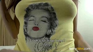 Teenie Cunt Slim Tight L Teen 18+Y Gets Facial Cumshot