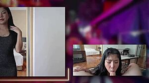 johntronx - amazing pov sex with a perfect bubble butt amateur asian babe