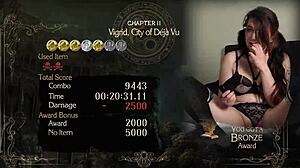 lovense connected gaming sexy bimbo plays bayonetta episode 4 😈