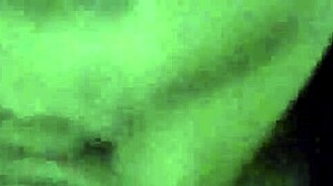 Dr. Terra Del Rio gives a teasing blowjob in the bathroom, ending with a cumshot and swallow.