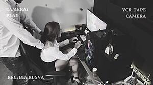 Hidden Camera Boss Massages Me Will Wife Discover