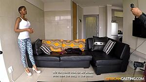 Massive tits ebony slut gets stretched in hardcore interracial action