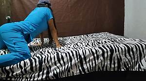 Sexy mother-in-law vents vagina smell