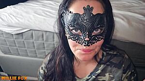 amateur milf swallowed her husbands cum two days in a row two big loads - millie fox