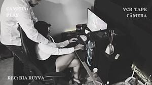 Hidden Camera Boss Massages Me Will Wife Discover