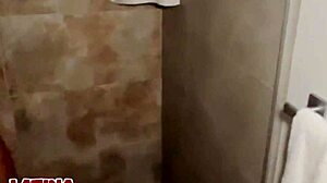 Latina porn casting - brace face teen gets pussy stretched cum filled