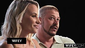 Wifey Cock Hungry Blonde Hotwife Sadie Rose Gets Creampied In Front Of Hubby