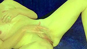 horny milf caroline stuffs her wet pussy until she orgasms!