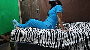 Sexy mother-in-law vents vagina smell