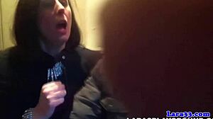 British mature milf fingered in sexy lingerie and stockings