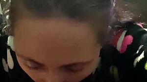 Pov Sucking Big Cock on Desk with Wet Licks and Cum in Mouth