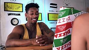 Blonde milf aubrey black deepthroats huge cock and gets railed anally