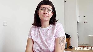 Beautiful Young Meraki Rides Torbe's Cock And Swallows Cum In Amateur Session