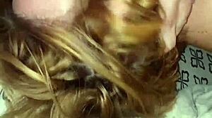 Throat pie with my cock in her mouth!