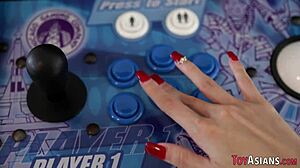 Little Asian Skank with Small Tits Rides