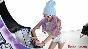 Little Asian Skank with Small Tits Rides