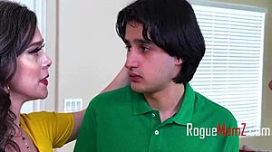 Step Mom and Favorite Waitress Provide Group Dessert Service