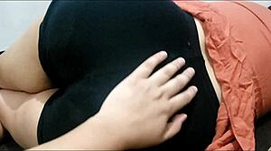 let's get naughty with my best latina friend after gym in homemade latex leggings