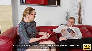 Strict Russian Teachers Fuck In Tutor4K!