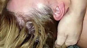 Throat pie with my cock in her mouth!