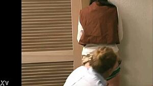 Samara Mae Girl Scout Receives Over-The-Knee Bare Bottom Spanking Discipline