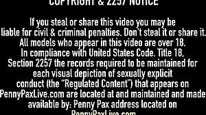 nasty talking petite penny pax rubs her wet clit to orgasm