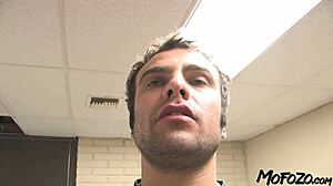 Black Haired Amateur Receives Facial