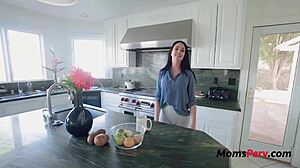 Busty Milf Step Mom Enjoys Kitchen Activities With Brooke Beretta