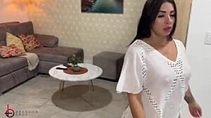 Silvana Lee chats about her cum bath with Brandon Cruz