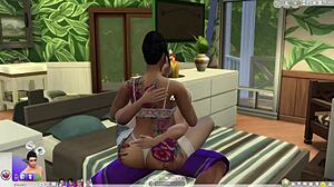cardi b shows close up of her pussy in sex tape from sims 4