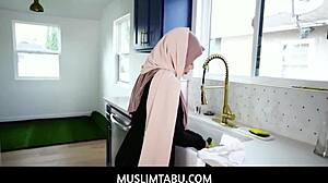 Muslimtabu - Big Tits Curvy Hijab Wife Tokyo Lynn Can't Resist Horny Husband