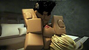 Blonde country girl endures rough blowjob and creampie