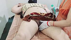 Netu enjoys a hot massage with dirty talk in Hindi