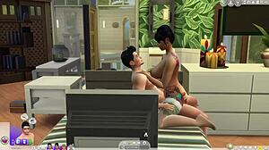 cardi b shows close up of her pussy in sex tape from sims 4