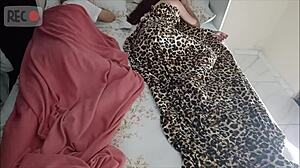 the old man lied to share the bed