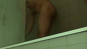 Delicious Guy Shaving His Big Cock