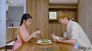 Ibu tiri digoda anak tiri dan dikorek kuat