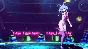 hatsune miku age age again project diva nude mod bunny costume goddess
