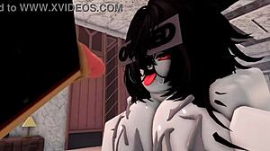 bunny girl tried teasing me, so i roughly used her throat for fan request 5 roblox