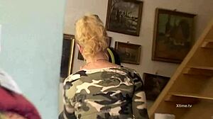 intriguing backstage before filming a porn movie, getting ready for anal sex