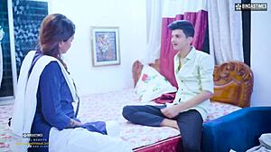 Cute desi school girl has first sex with step brother